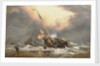 A North Sea breeze on the Dutch coast by Edward William Cooke