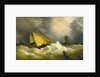 First come, first served. A pilot cutter racing to a ship by Richard Brydges Beechey