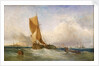 A swim-headed barge by James Webb