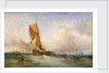 A swim-headed barge by James Webb