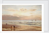 Setting nets on the coast of North Wales by Henry Moore
