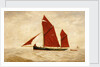 The Lowestoft trawler 'LT356' by GV Burwood
