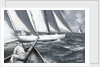 A yacht luffing by Charles M Padday