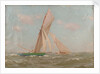 Yachts at sea by John Fraser