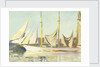 A three-masted schooner by John Everett