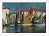 Harbour scene by John Everett
