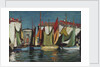 Harbour scene by John Everett