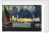 Harbour scene by John Everett