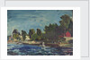 The Royal Yacht Squadron Club House at regatta time by John Everett