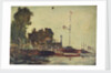 The Royal Yacht Squadron Club House at regatta time by John Everett