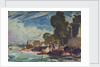 The Royal Yacht Squadron Club House, Cowes, at regatta time by John Everett