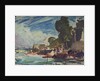 The Royal Yacht Squadron Club House, Cowes, at regatta time by John Everett