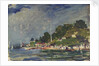 The Royal Yacht Squadron Club House, Cowes, at regatta time by John Everett