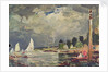 The Royal Yacht Squadron Club House, Cowes, at regatta time by John Everett