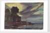 The Royal Yacht Squadron Club House, Cowes, at regatta time by John Everett