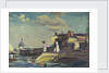 The Royal Yacht Squadron Club House, Cowes, at regatta time by John Everett