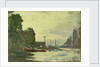 The Royal Yacht Squadron Club House, Cowes, at regatta time by John Everett