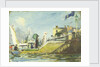 The Royal Yacht Squadron Club House, Cowes, at regatta time by John Everett