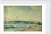 Shore scene on the Isle of Wight by John Everett
