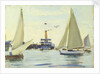 Yachting at Cowes by John Everett