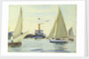 Yachting at Cowes by John Everett