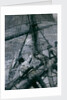 Heavy weather in the Channel: stowing the mainsail by Frank William Brangwyn