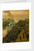 Arrival of second escort group of sloops at Liverpool by Stephen Bone