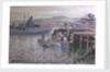 Midget submarines at Campbeltown by Stephen Bone