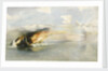 Capital ships bombard Salerno by Richard Ernst Eurich