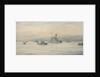 The Greek cruiser 'Averoff' and escorts by Rowland John Robb Langmaid