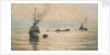 Picking up survivors from a sinking U-boat by Rowland John Robb Langmaid