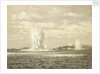 Destroyers dropping depth charges by Norman Wilkinson