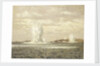 Destroyers dropping depth charges by Norman Wilkinson