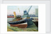 The tug 'Agama' at Greenwich by Anne Christopherson