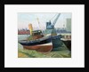 The tug 'Agama' at Greenwich by Anne Christopherson