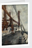 Deck scene on board a cargo liner by Cecil Peter Knox
