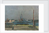 A destroyer in the West India Dock, London by Lord Methuen