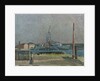 A destroyer in the West India Dock, London by Lord Methuen