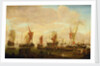 Shipping off Amsterdam by Abraham Storck