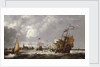 The 'Hercules' and 'Eenhorn' off Hoorn by Bonaventura Peeters the Elder