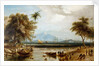 The watering place at Anjer Point in the island of Java by William Daniell