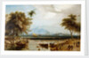 The watering place at Anjer Point in the island of Java by William Daniell