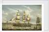 A packet off Liverpool by Robert Salmon
