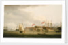 Shipbuilding on the Thames at Redriff by Thomas Whitcombe