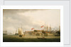 Shipbuilding on the Thames at Redriff by Thomas Whitcombe