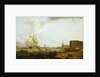 A third-rate entering Port Mahon by Charles Martin Powell