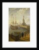 A Spanish three-decker at anchor off Naples by Abraham Willaerts