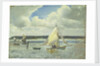 Scene at Cowes Regatta, Isle of Wight by John Everett