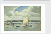 Scene at Cowes Regatta, Isle of Wight by John Everett