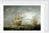 Loss of HMS 'Ramillies', September 1782: before the storm breaks by Robert Dodd